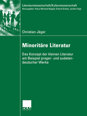 cover image of Minoritäre Literatur